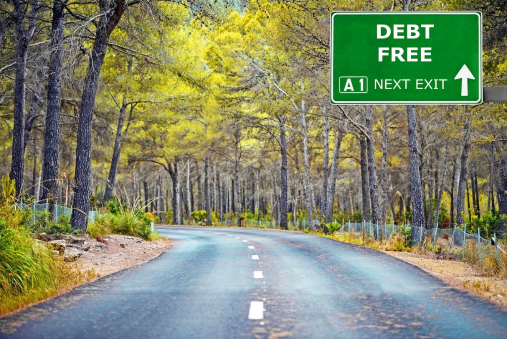 Getting out of debt... becoming debt free...