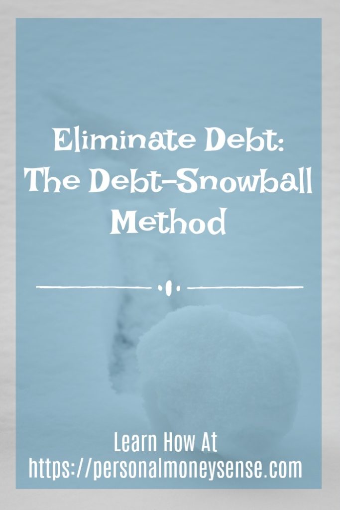 Eliminate debt using the debt-snowball method